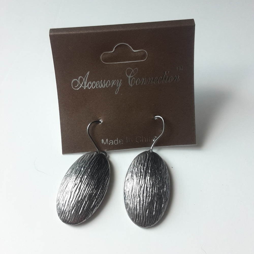 Accessory Connection Silver Dangle Earrings